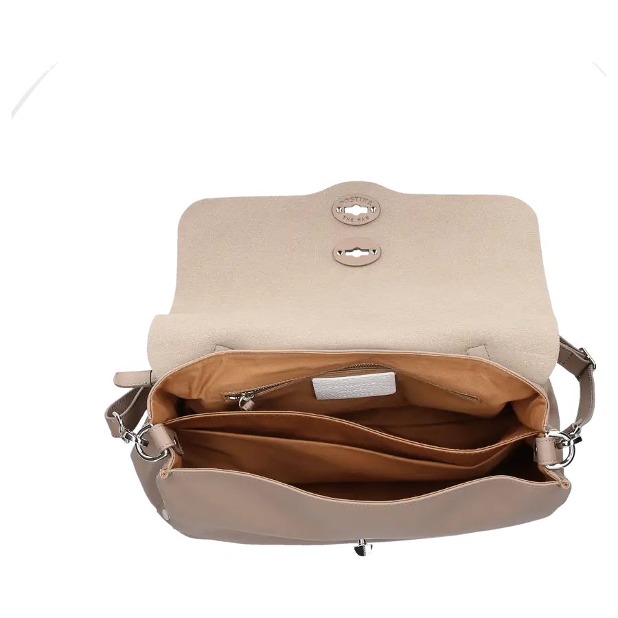 Zanellato - Handtasche POSTINA M Kalbsleder - grau