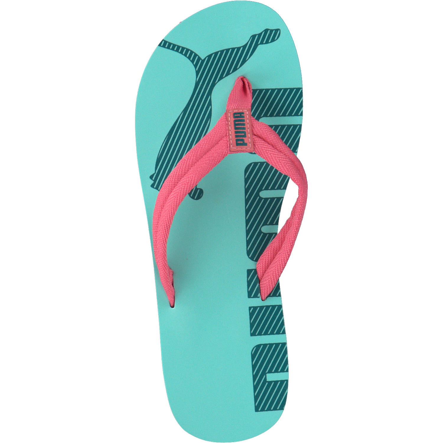 Puma Epic Flip v2 Jr. 360288 W, Zehentrenner, Kinder, Loveable-Green Lagoon-Mint