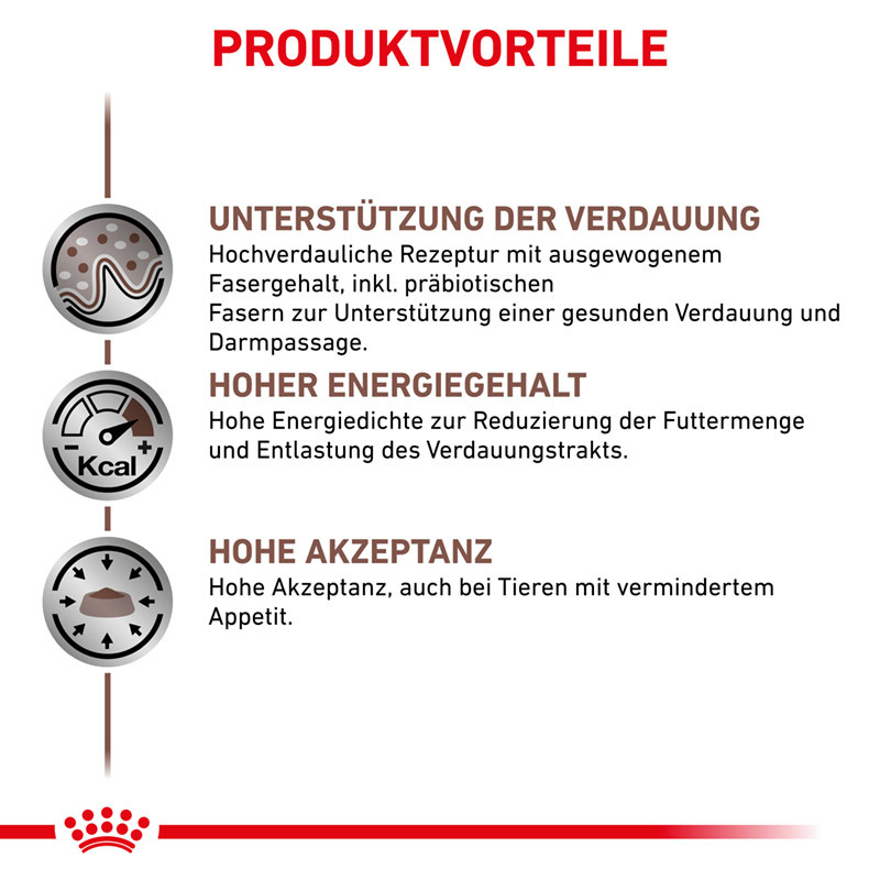 ROYAL CANIN Schonkost ROYAL CANIN Veterinary GASTROINTESTINAL Mousse 12x400g