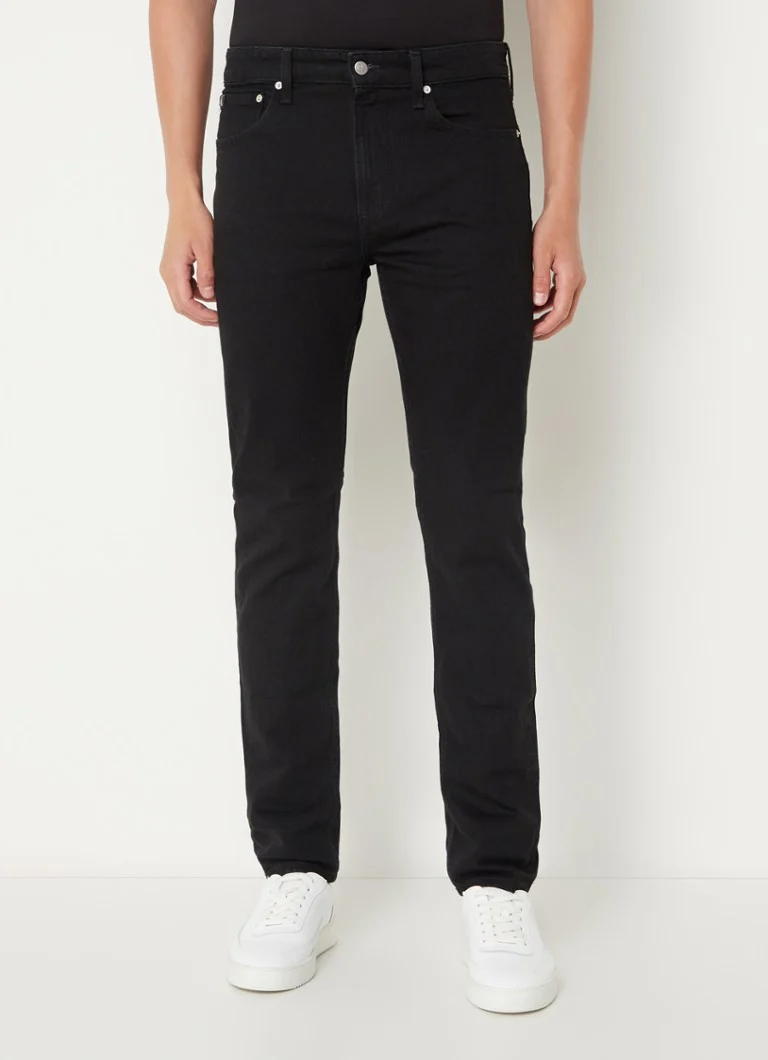 Jeansy Calvin Klein skinny, kolorowe, sprane
