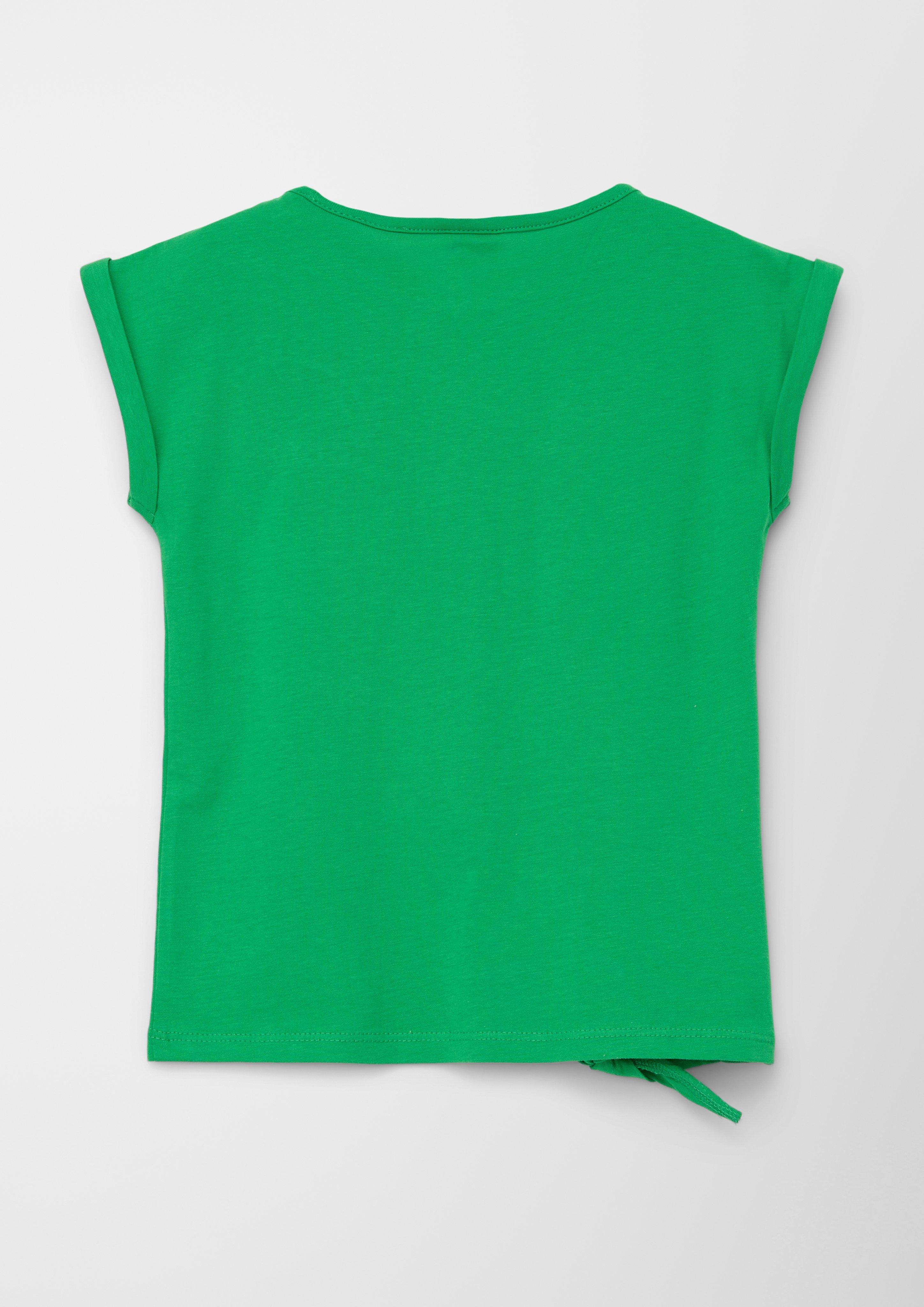 T-Shirt mit Knotendetail  2130397-7590