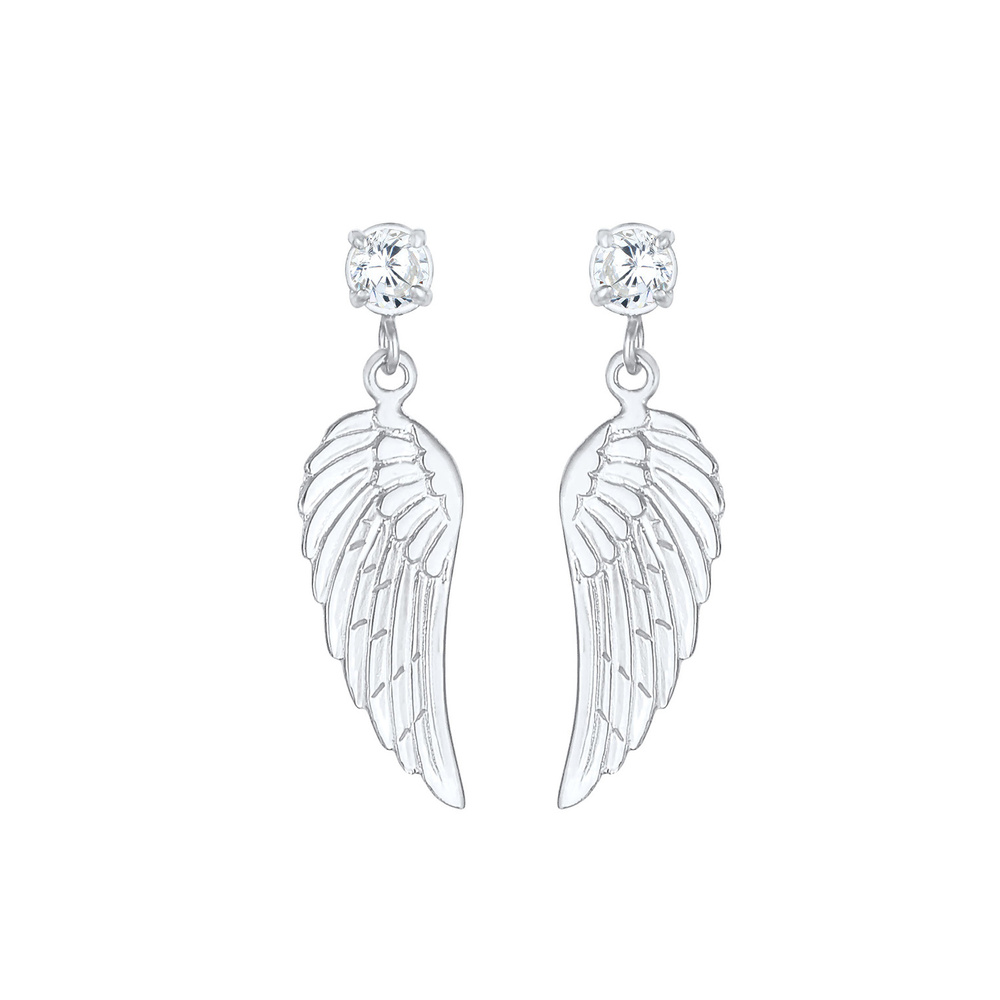 Nenalina Nenalina Boucles d'Oreilles Boucles d'oreilles Femmes Ailes Porte-bonheur Foi Sig Boucles d'oreilles