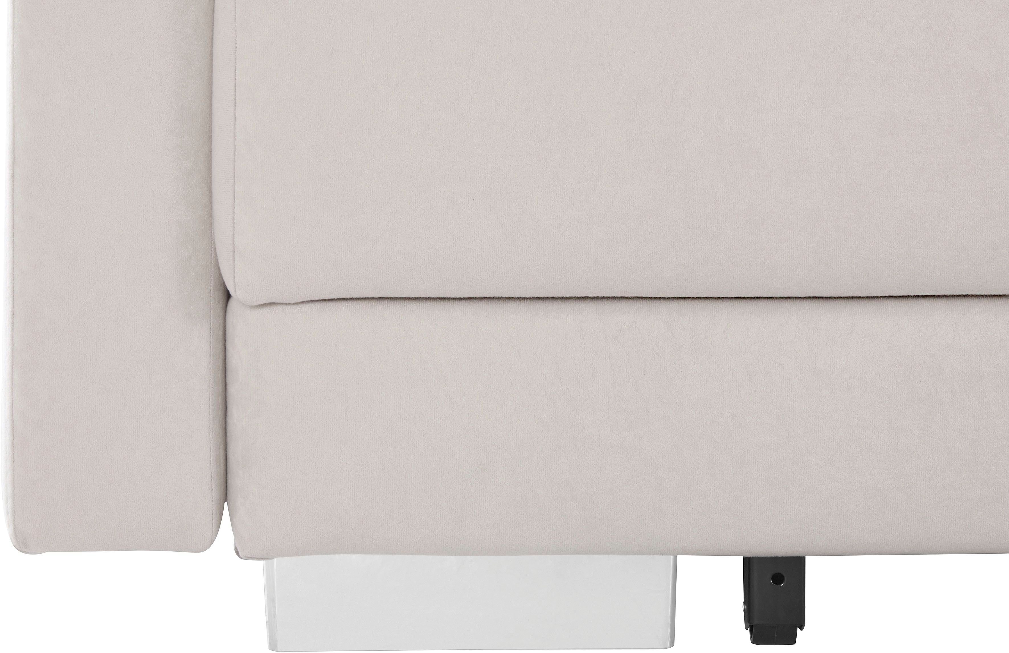 INOSIGN Schlafsofa Berlin, mit Boxspringaufbau, Bettfunktion & Bettkasten, Dauerschlafsofa