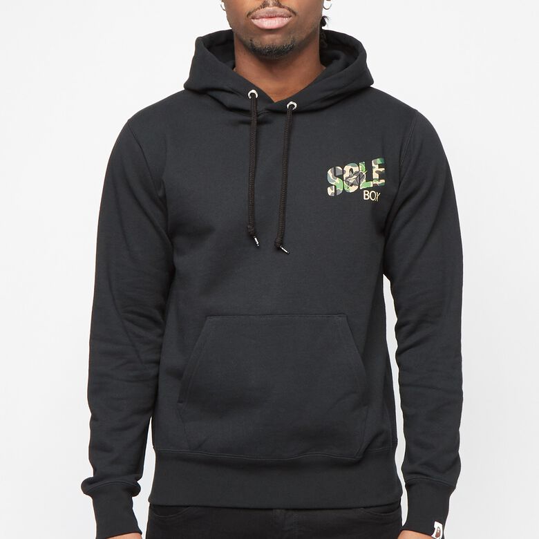solebox x A Bathing Ape (BAPE) Hoodie black