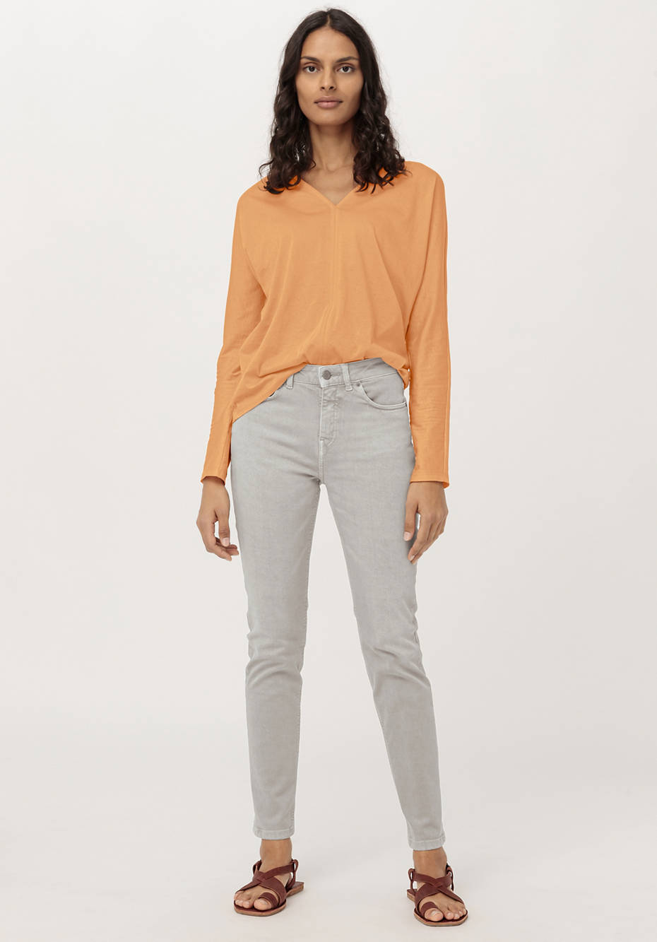 Jeans High Rise Slim Fit aus Bio-Denim