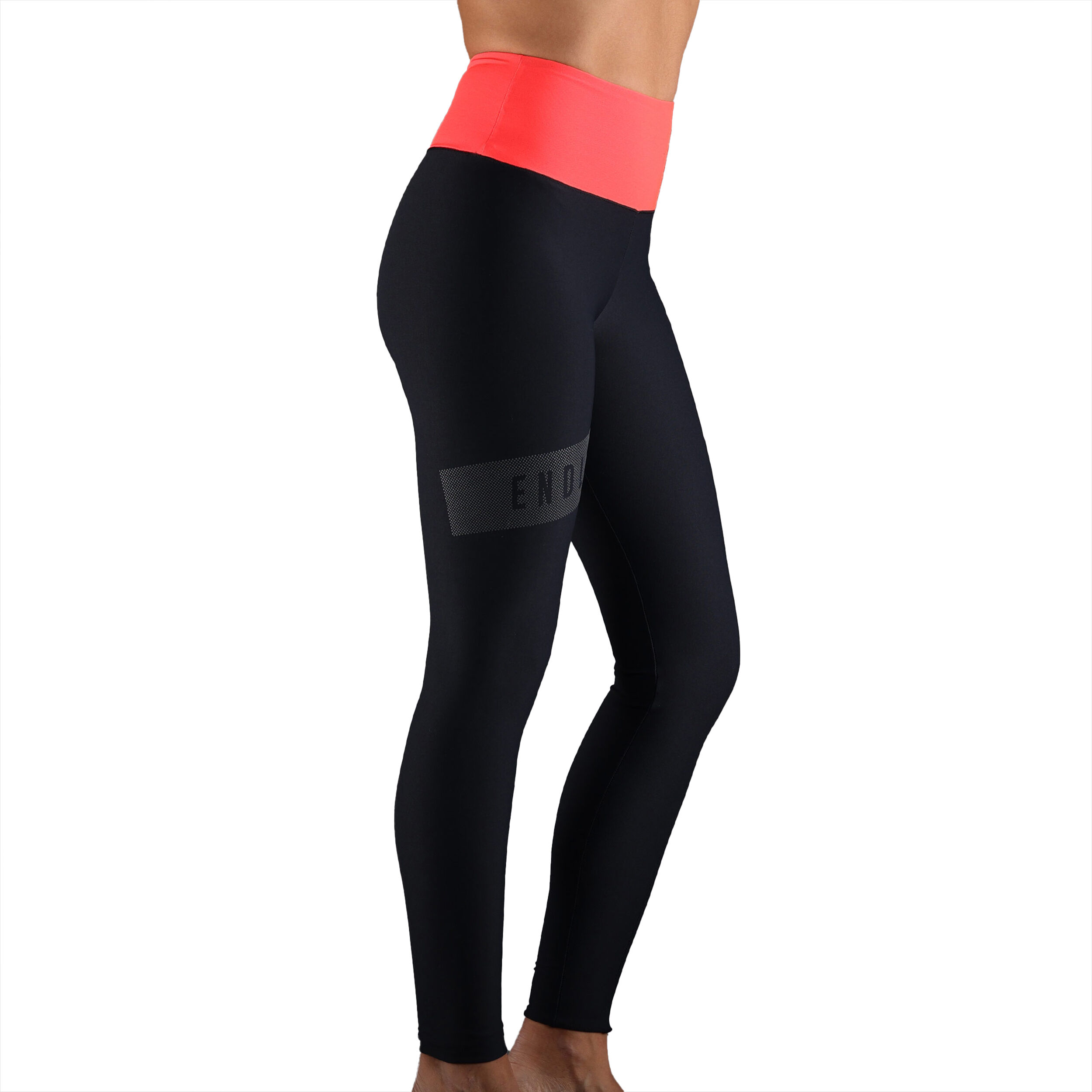 Fit Pocket Tight Damen - Schwarz, Koralle