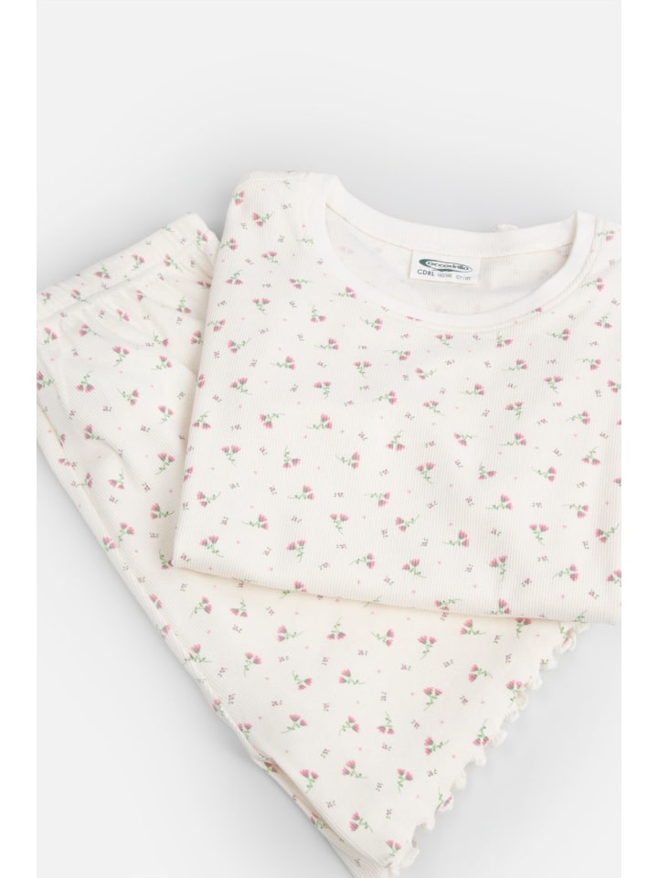 Coccodrillo Pyjama für Mädchen in ecru günstig kaufen