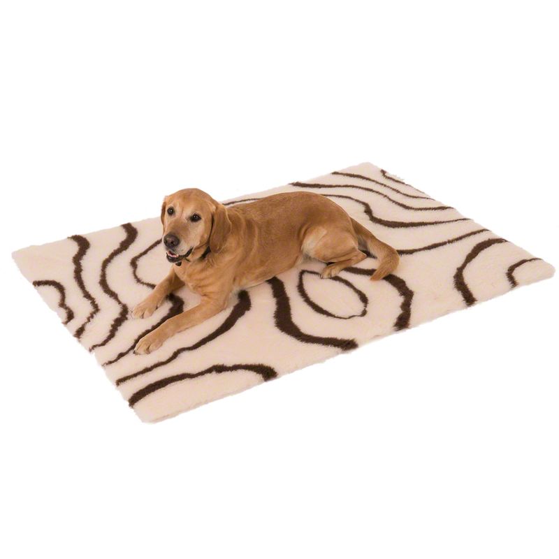 Vetbed Isobed SL Haustierdecke Wave, creme/braun