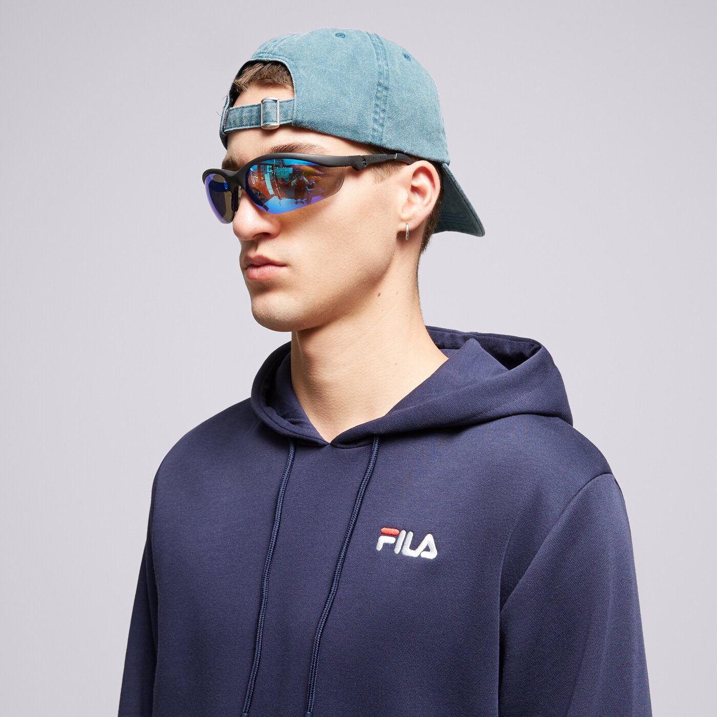 FILA HOODIE RENDER Dunkelblau