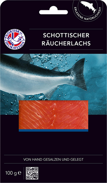 Norfisk schottischer Räucherlachs