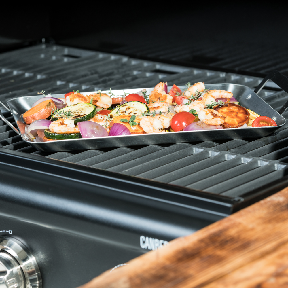 grillgourmet Edelstahl-Grillschale 
