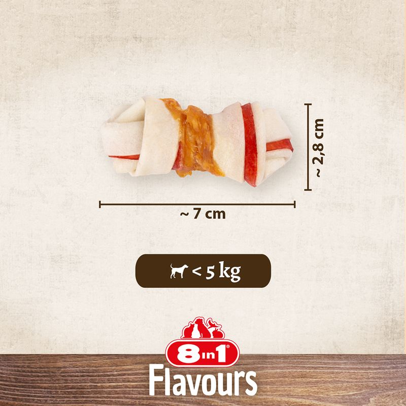 8in1 Triple Flavour Kauknochen XS