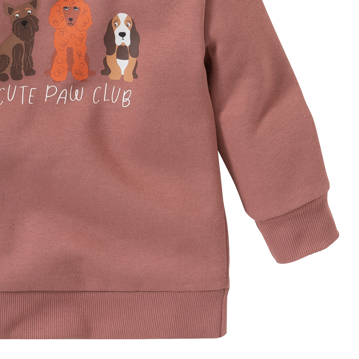 Baby Sweatshirt mit Hunde-Print