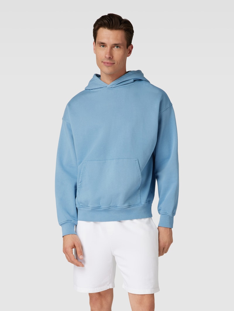 Oversized Hoodie aus Bio-Baumwolle in hellblau