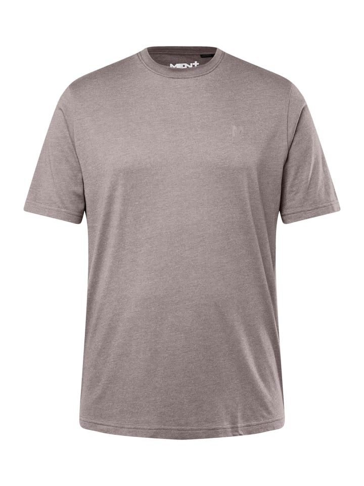 Men Plus Kurzarm T-Shirt in grau günstig kaufen