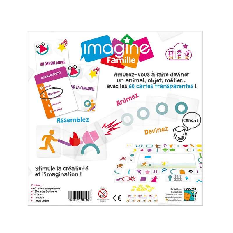 Jeu de société Imagine Famille Asmodée