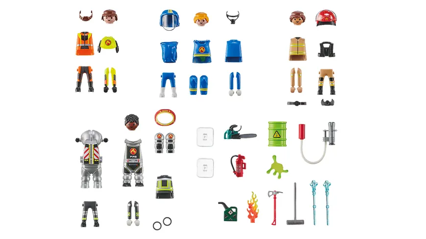 PLAYMOBIL 71468 ACTION HEROES My Figures Feuerwehr
