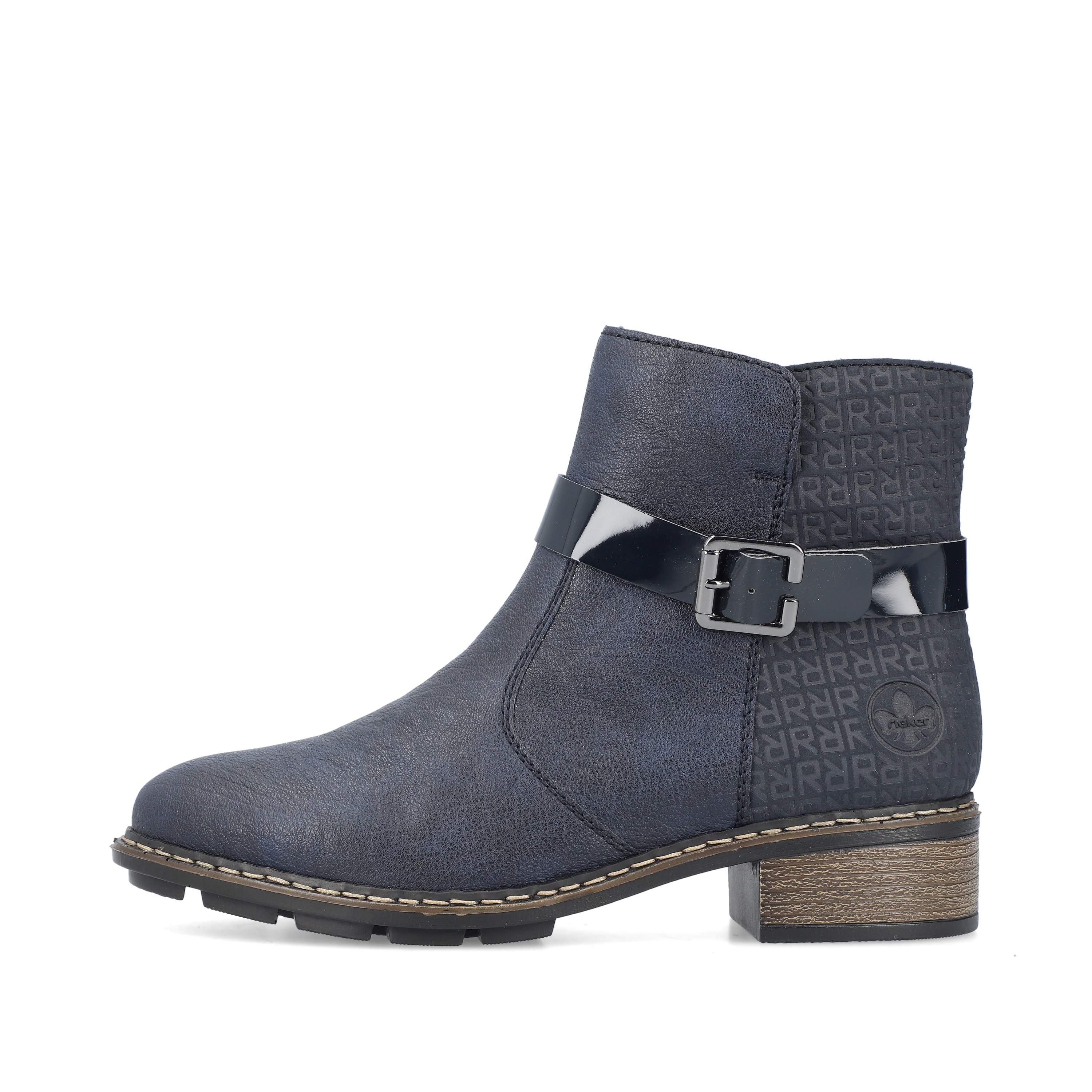 Rieker Damen Kurzstiefel azurblau