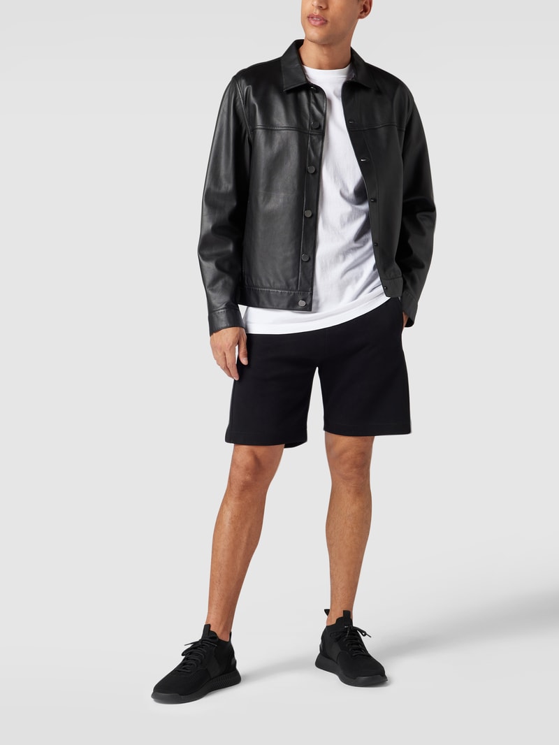 Sneaker mit Label-Details Modell 'Titanium_Runn' in schwarz