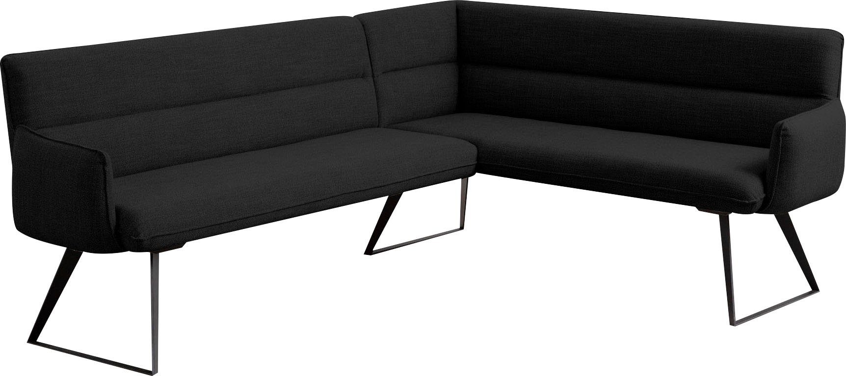 Home affaire Eckbankgruppe Preston, (4-tlg), Moderne und bequeme Eckbankgruppe