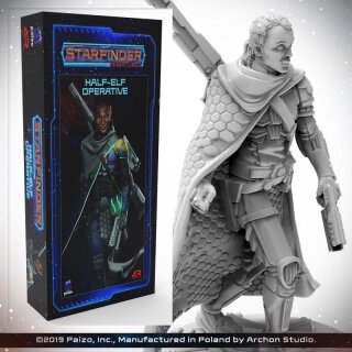 Starfinder Miniatures: Half-Elf Operative