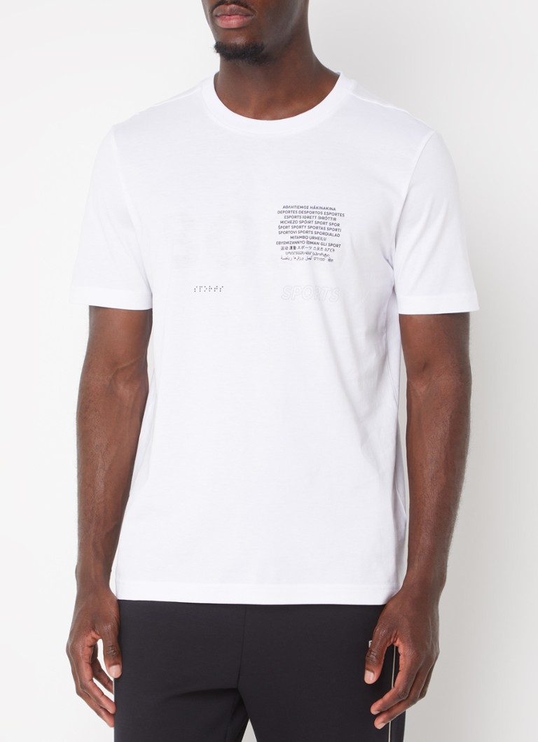 HUGO BOSS  Tee 3 T-shirt met logoprint