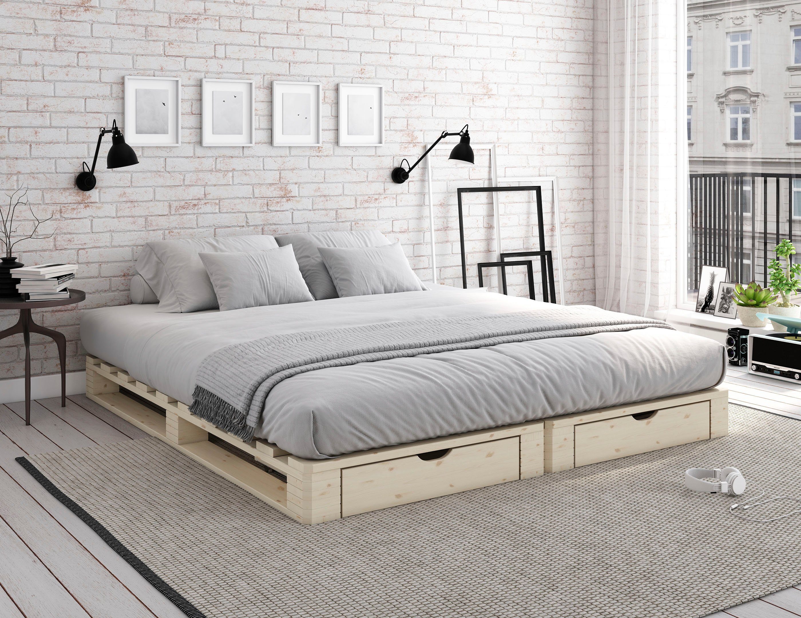 Home affaire Palettenbett 