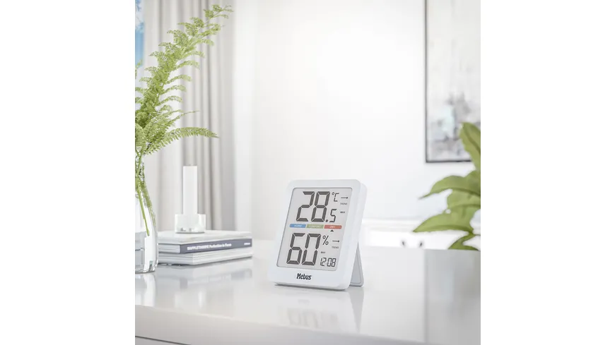 Mebus Thermo/Hygrometer weiß