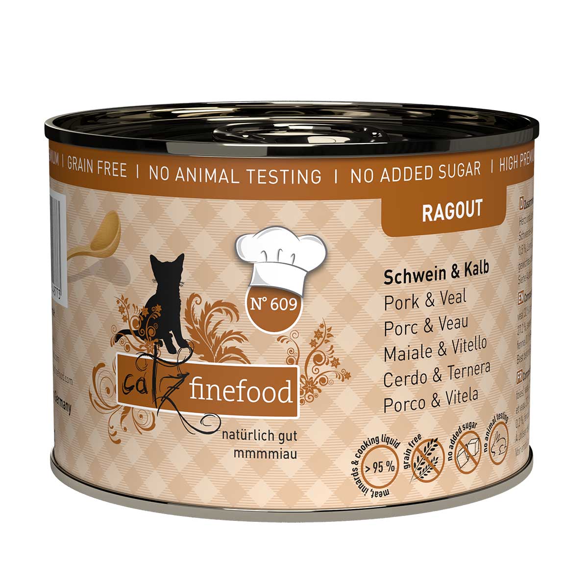 catz finefood Ragout No.609 Schwein & Kalb kaufen bei ZooRoyal