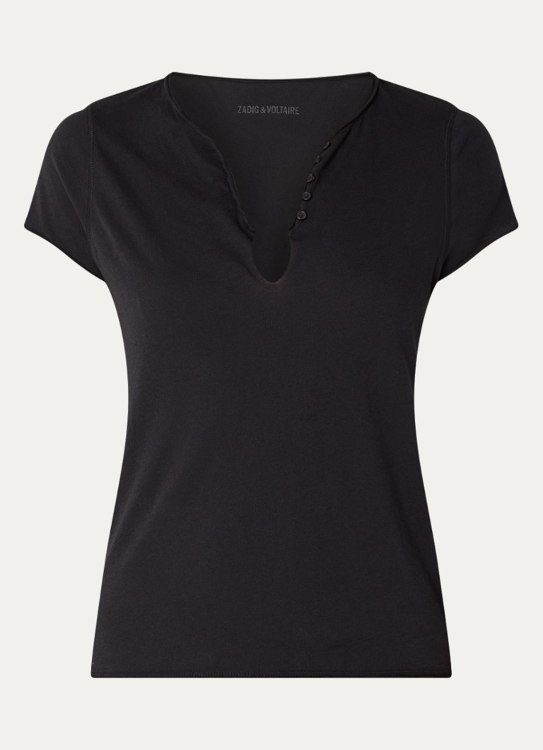 Tricou cu decolteu în V Zadig&Voltaire