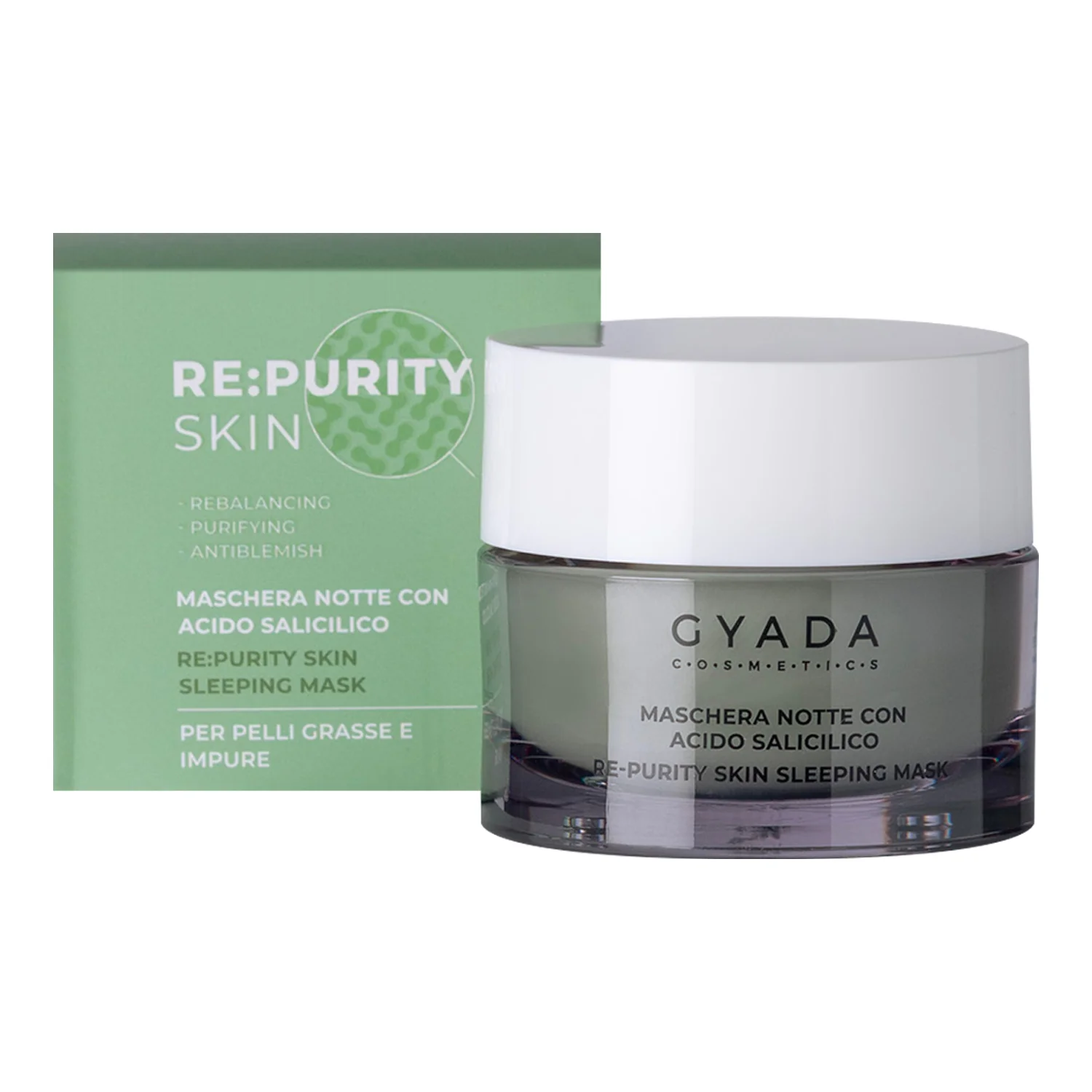 Re:Purity Skin Sleeping Mask – Nachtmaske mit Salicylsäure – Reinigende Gesichtsmaske, Anti-Pickel-Nachtbehandlung