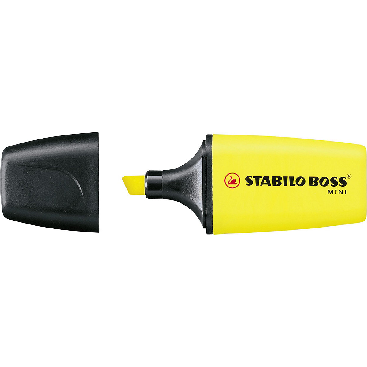 Textmarker BOSS MINI. 3 Farben (gelb, blau, pink)