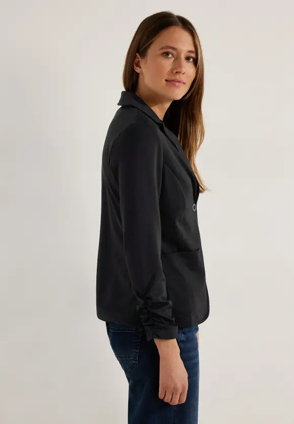 CECIL Sweatblazer mit Raffung