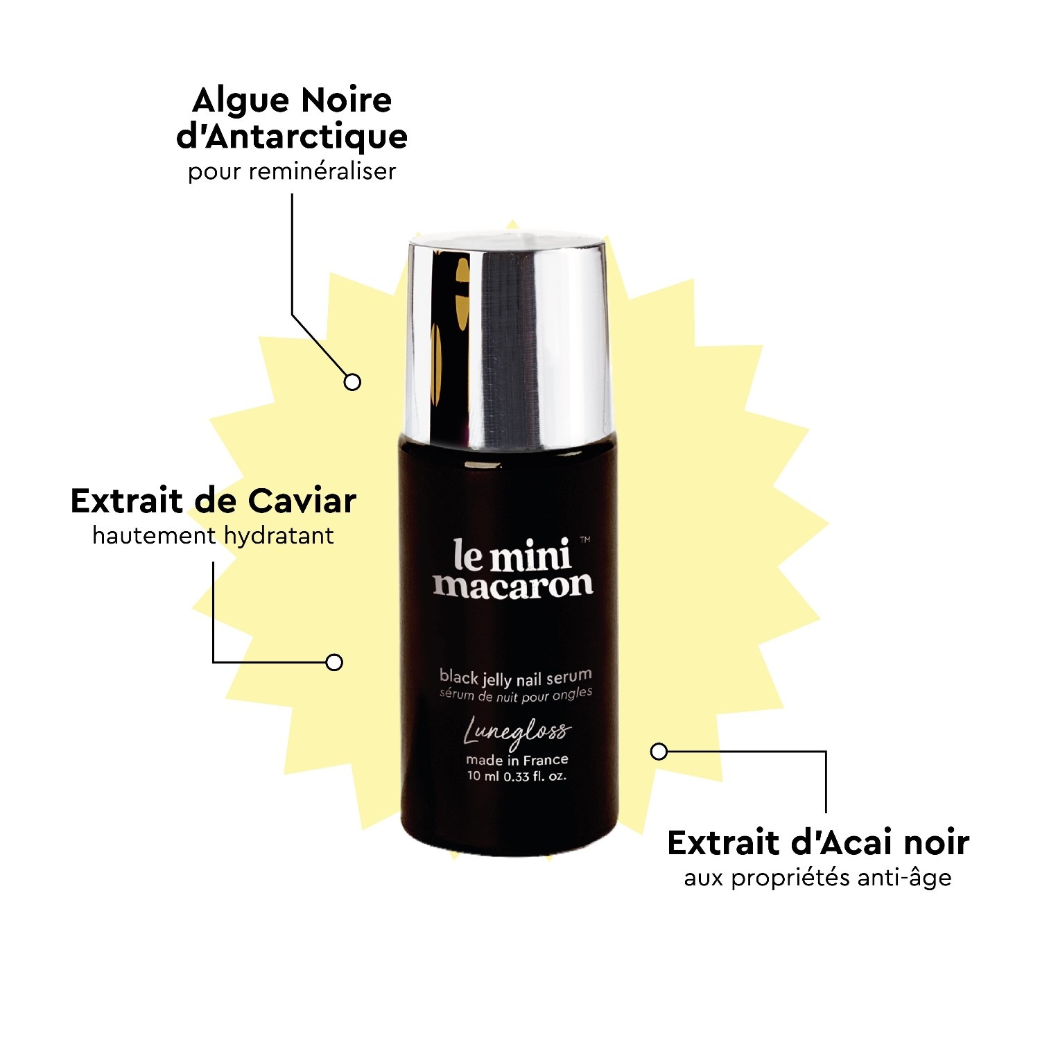 Mini Macaron Lunegloss - Serum rewitalizujące