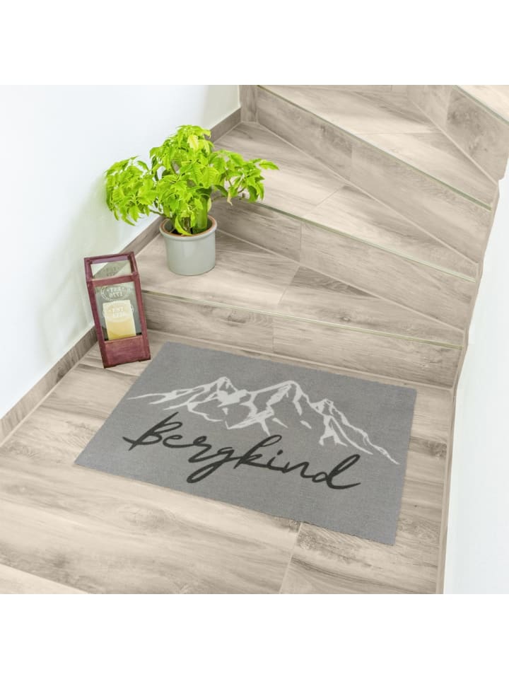 GMD Living Schmutzfangmatte BERGKIND, Fußmatte, Türmatte 50 x 75 cm  günstig kaufen 50 x 75 cm