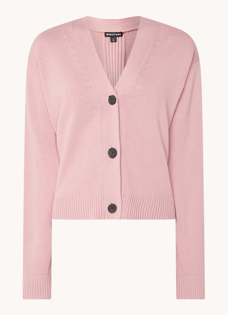 Cardigan Whistles Nina din tricot fin cu decolteu în V