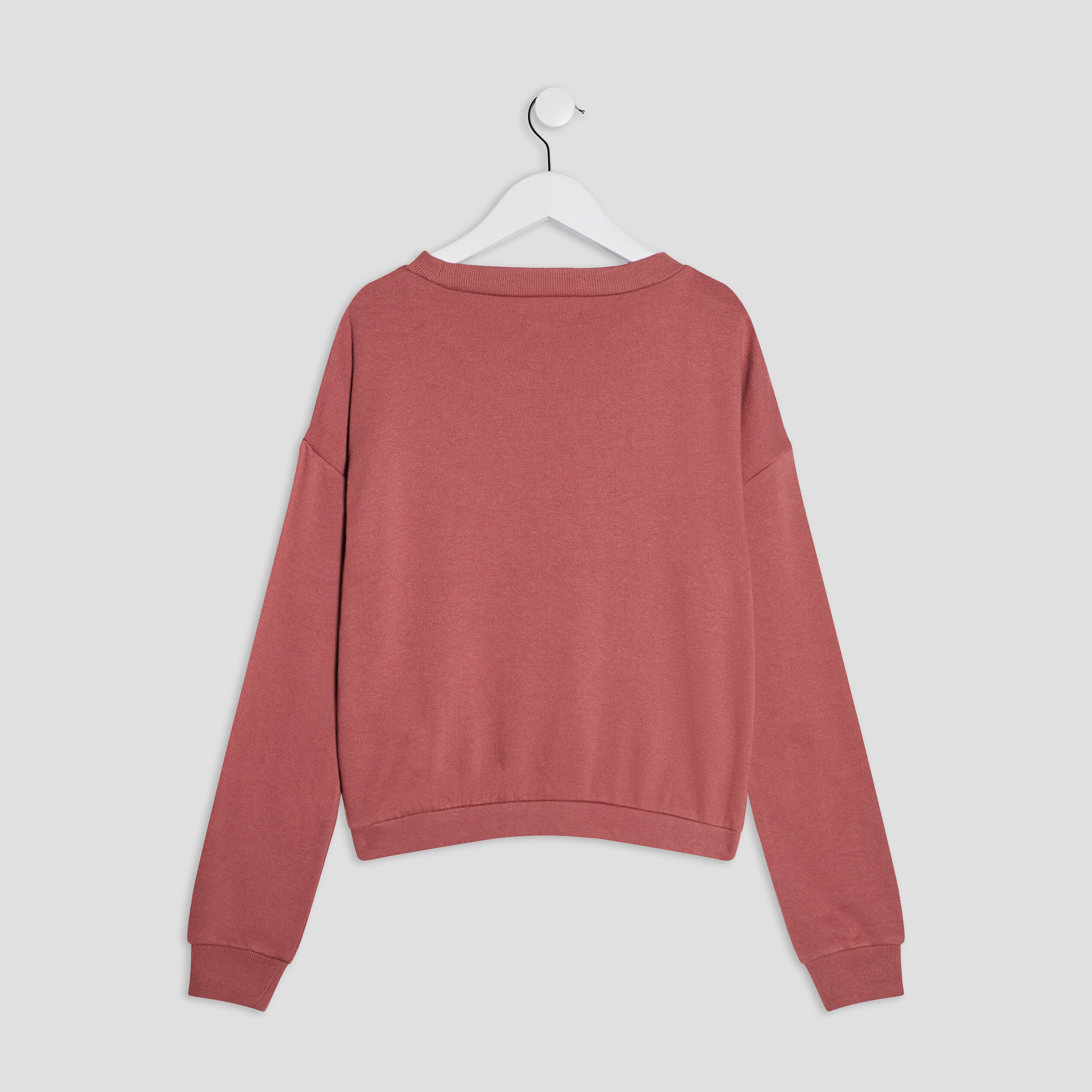 Sweat manches longues rose femme | La Halle