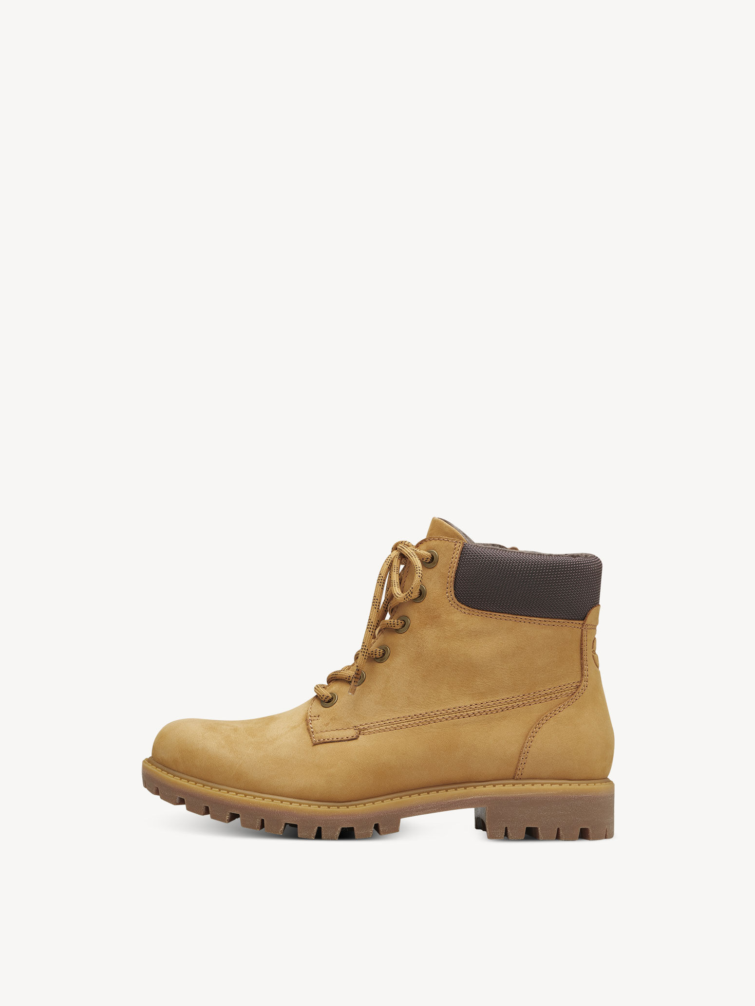 Bottine en cuir - jaune