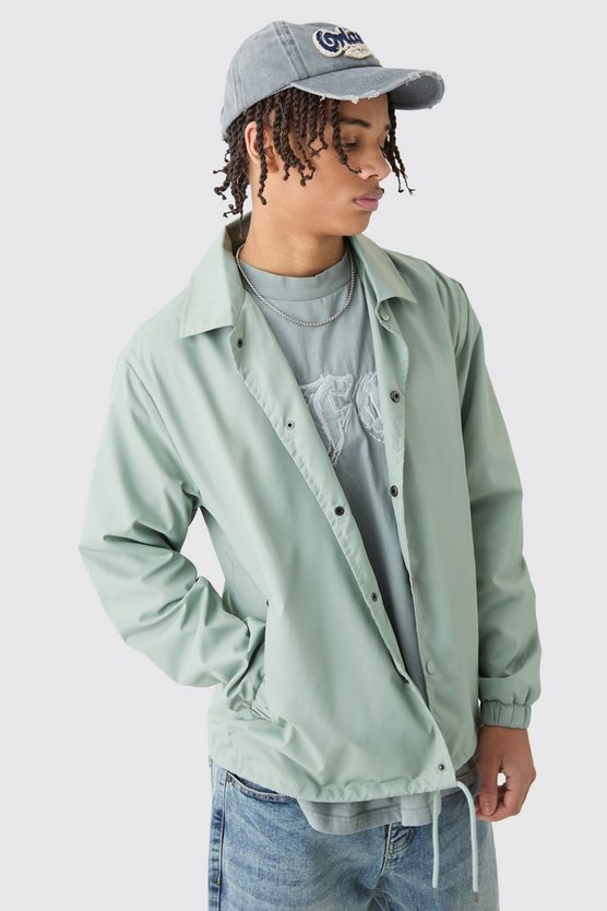 Coach-Jacke mit Kragen