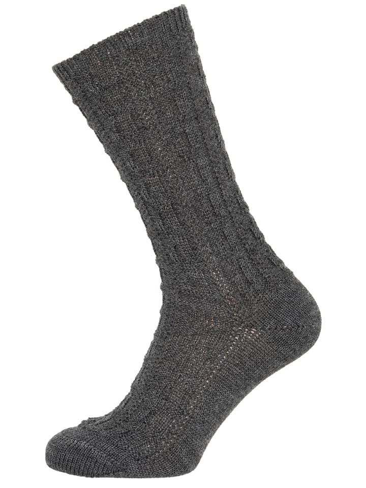 Lusana Strumpf L5697 in grau günstig kaufen
