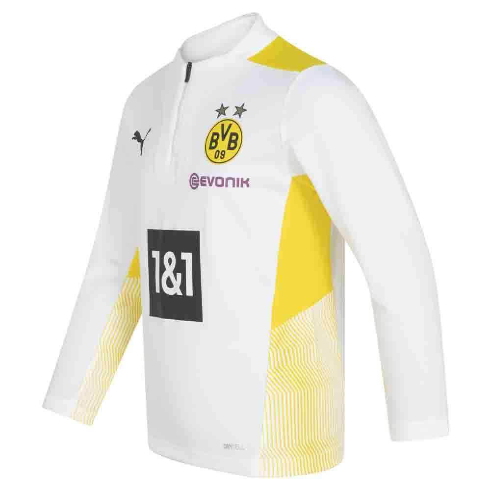 Borussia Dortmund BVB 09 PUMA 1/4 Zip Kinder Trainings Oberteil 759070-08