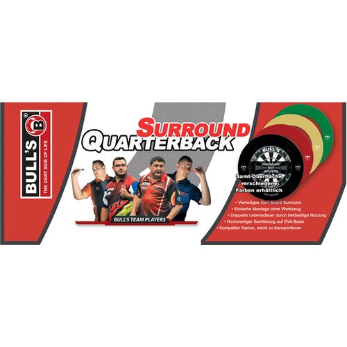 BULL'S DARTBOARD QUARTERBACK EVA DART BOARD SURROUND