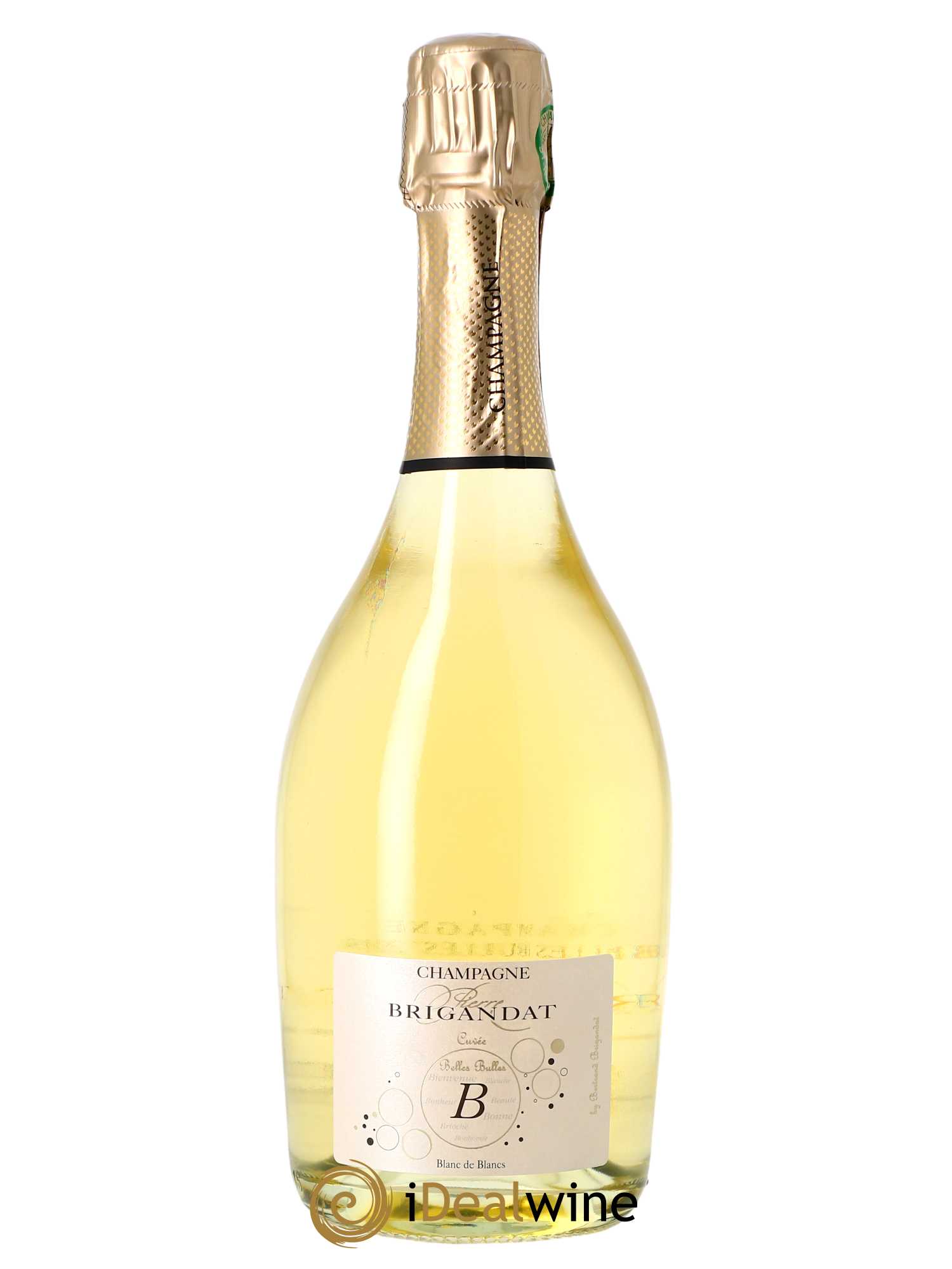 Belles Bulles Blanc de Blancs Brigandat  2018 - Lot de 1 Bouteille