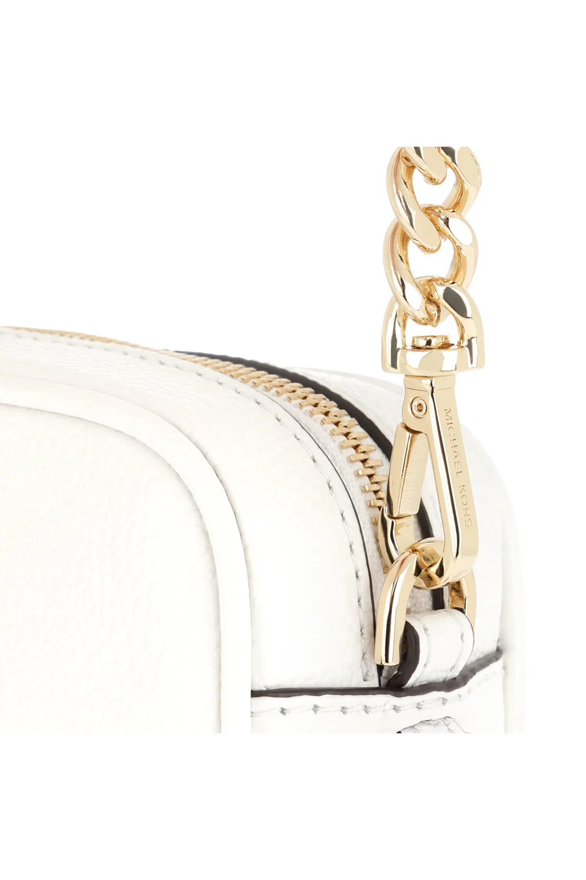 Michael Kors  Jet Set Witte Leren Umhängetasche 32F7GGNM8L-085