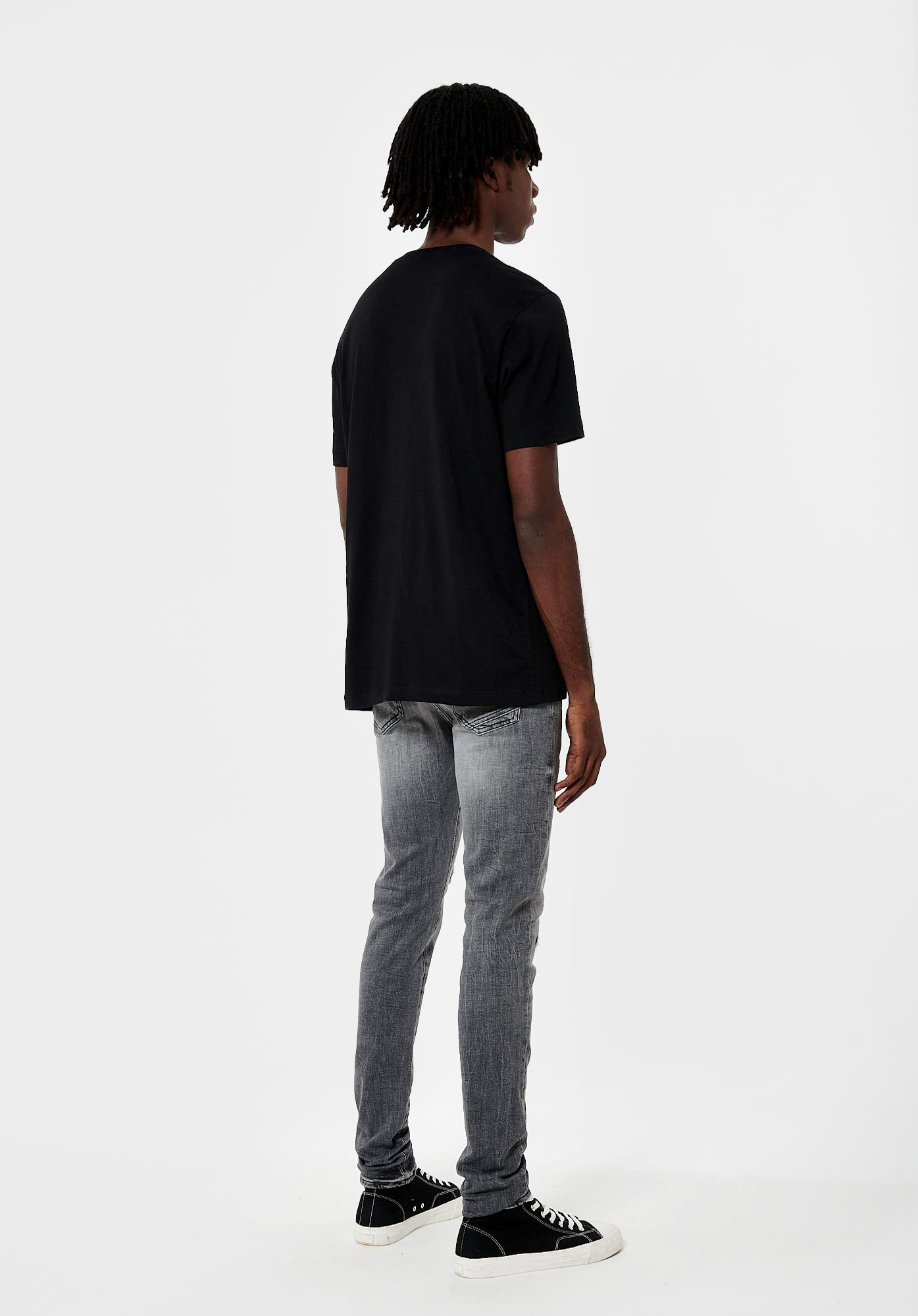 CLAY   T-shirt noir Homme en 100% coton