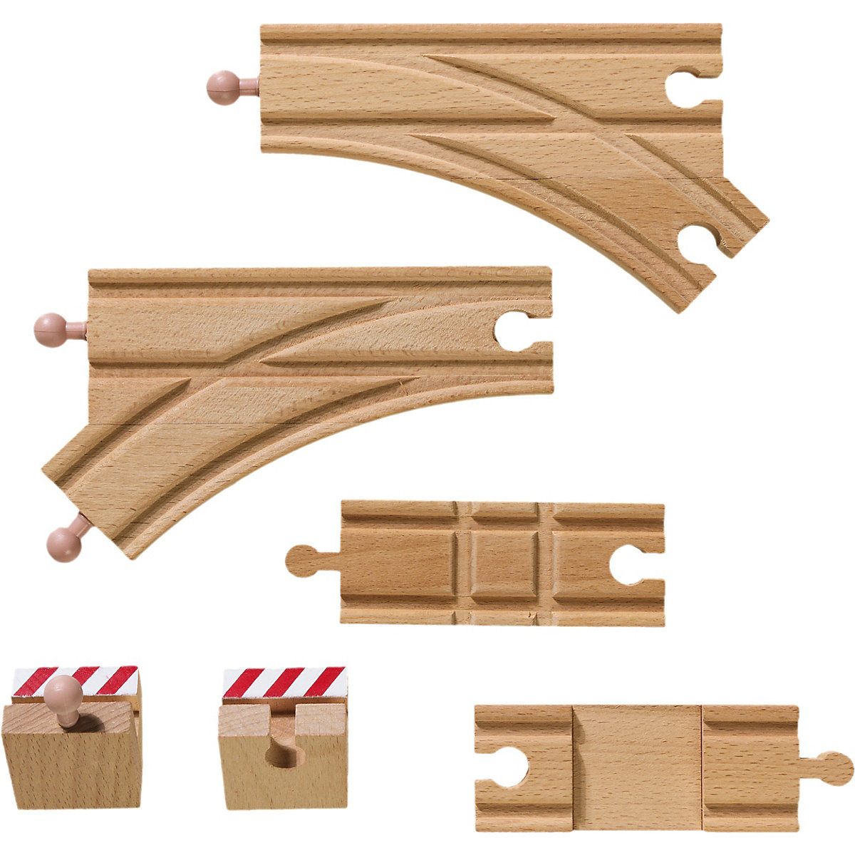 Holzschienen-Set, 31 tlg.