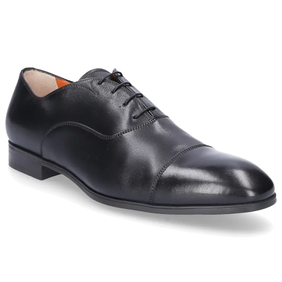 Santoni - Halbschuhe 11011 Kalbsleder - schwarz