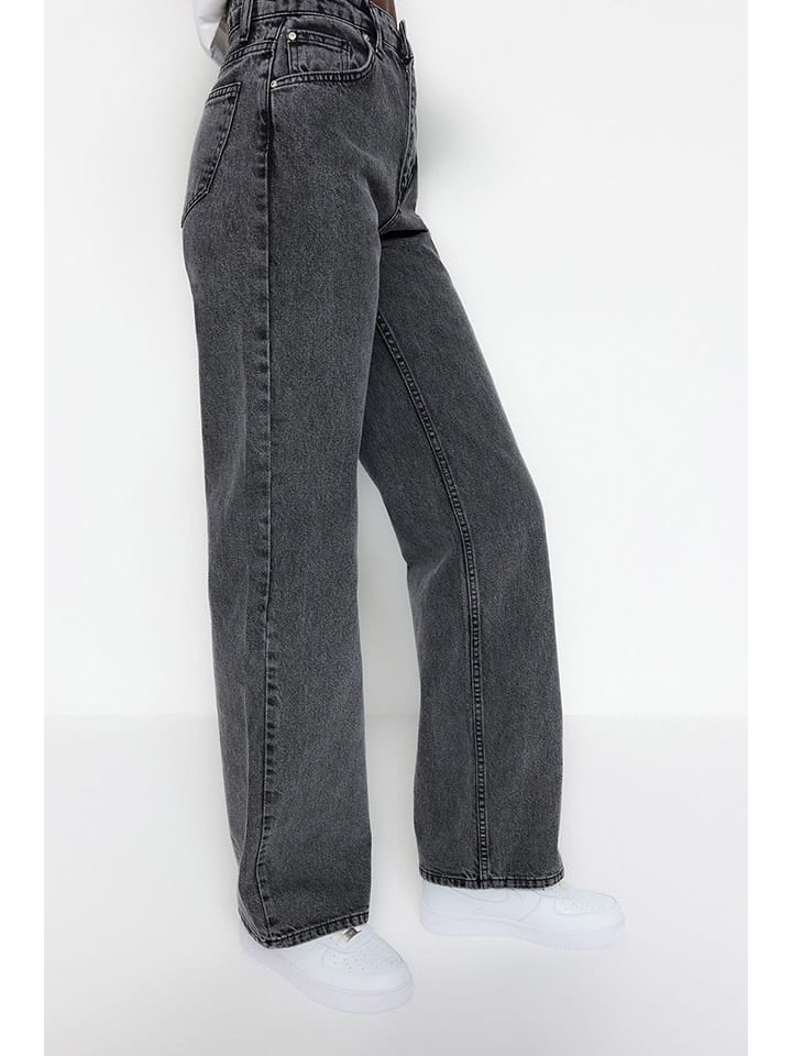 trendyol Jeans - Comfort fit - in Anthrazit günstig kaufen