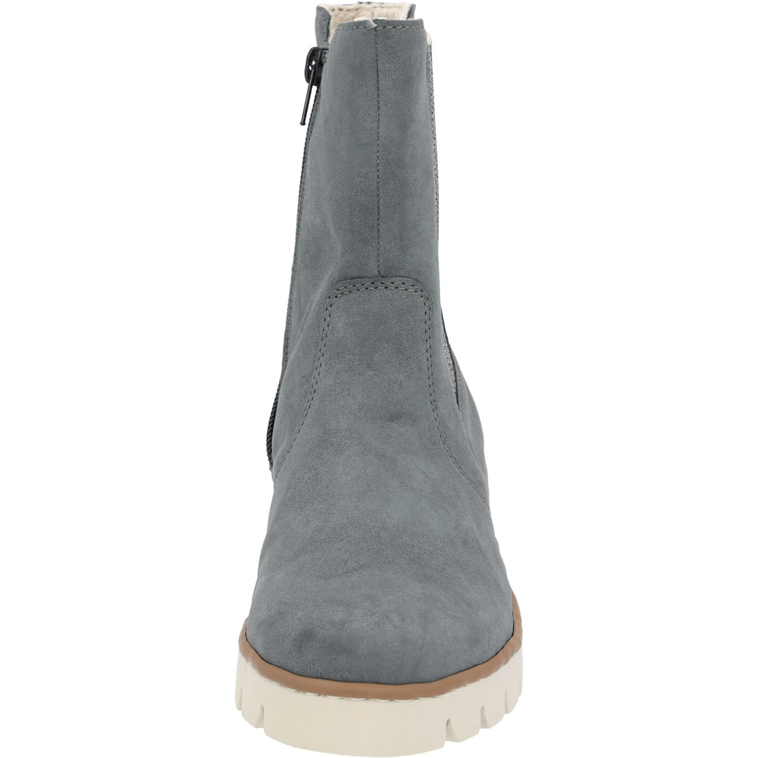 Rieker X5780, Stiefeletten, Damen, Blau (Jeans/Leinen)