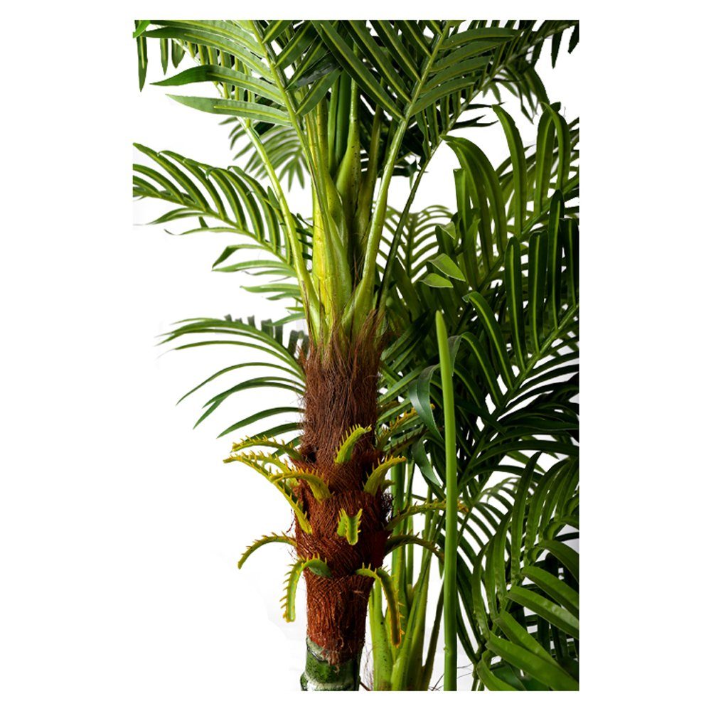 Kunstpalme Palme KP103 mit 3 Stämmen Palme 180cm Hoch, Arnusa, Höhe 180 cm, künstliche Pflanze groß fertig im Topf